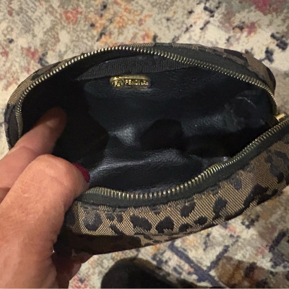 Fendi Leopard Print Cosmetic Pouch - Picture 4 of 5